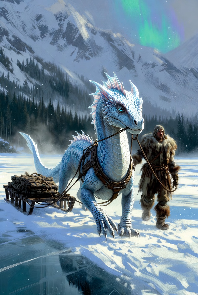 Frost Whelp — young drake transport, a T2 carrier in the Norse ice army